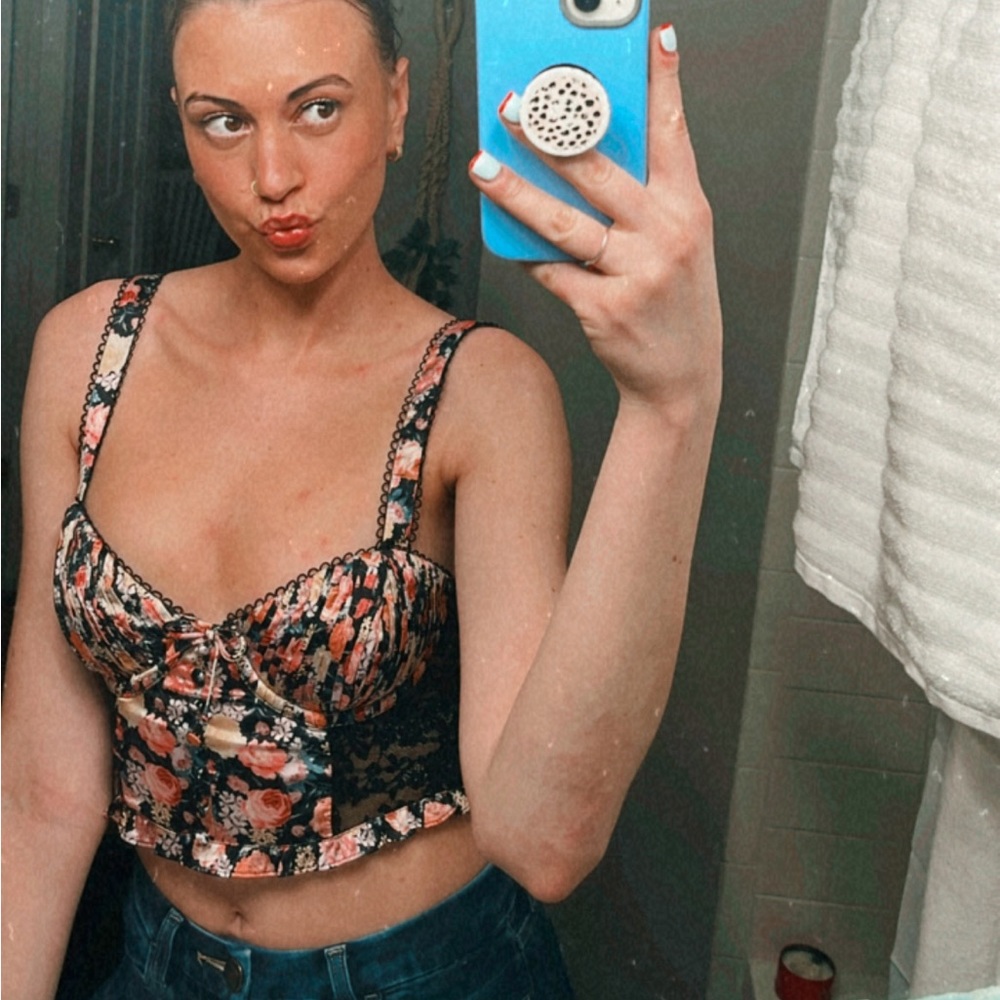 For Love & Lemons corset top size M